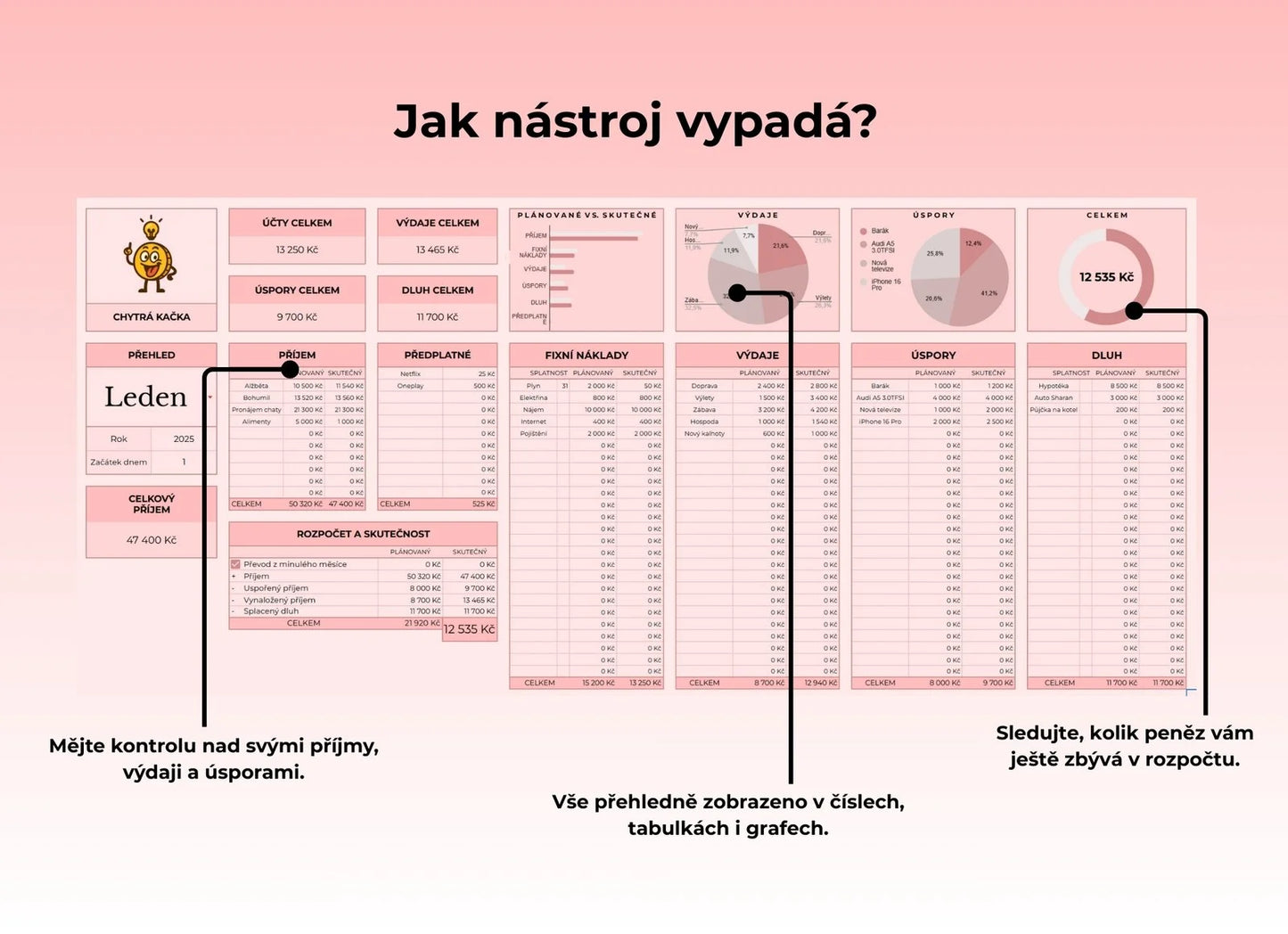 Budgetka: Rodinný rozpočet pro páry a rodiny - finanční pomocník (nástroj)